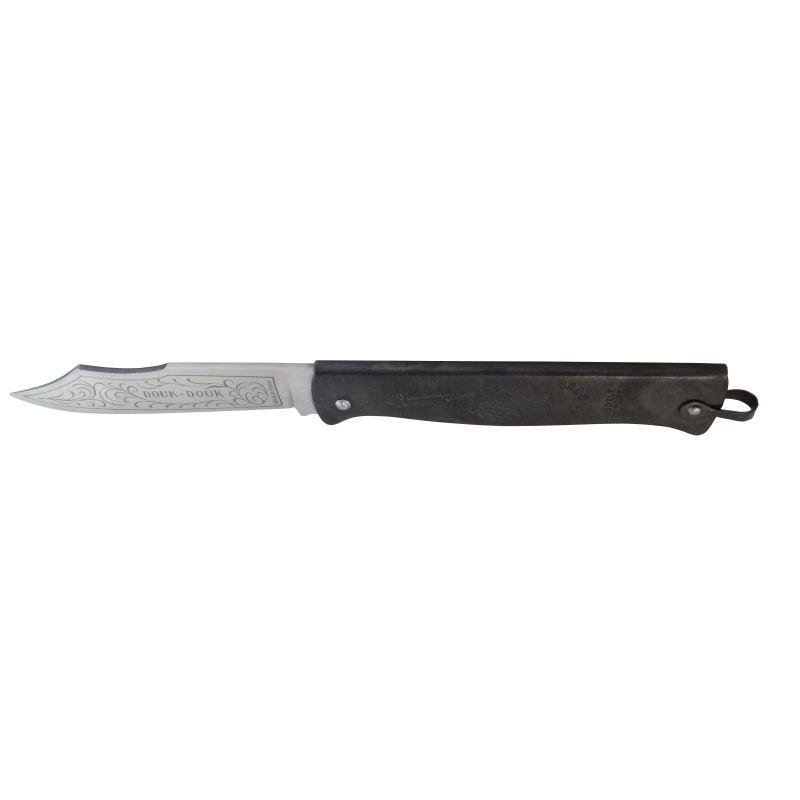 couteau douk-douk chromé - Personnalisable - Acier Trempé